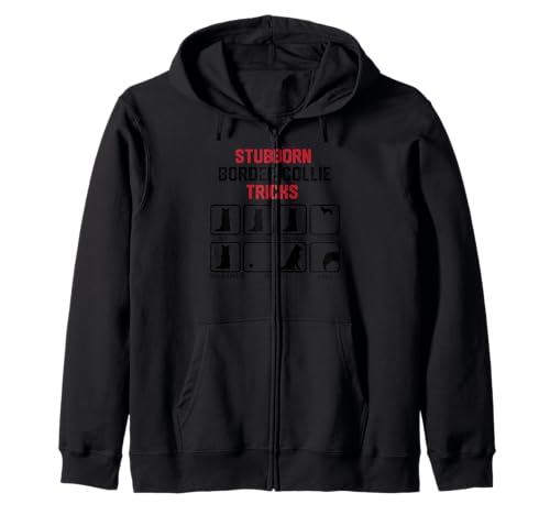 Trucos obstinados Border Collie Sudadera con Capucha