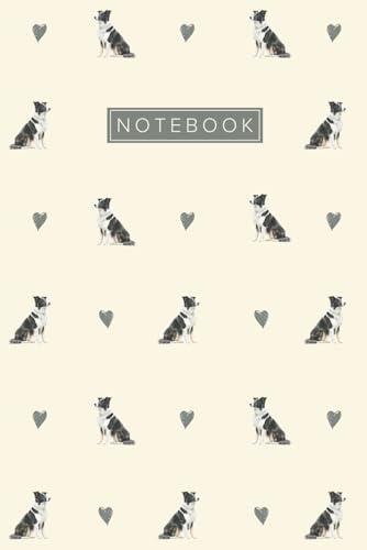 Border Collie Notebook: Cute Aesthetic Lined Journal for Border Collie Dog...