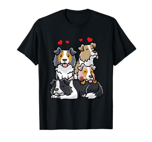 Perro Border Collie Camiseta