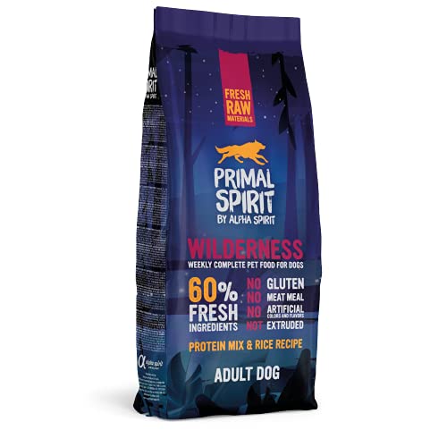 Alpha Spirit Canine Primal 60% Wilderness 12KG