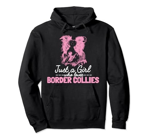 Diseño de Border Collie Dog Dad Mom Collie Sudadera con Capucha