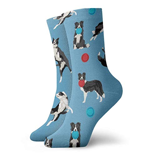 AOOEDM Calcetines para perros Border Collie, calcetines suaves para correr,...