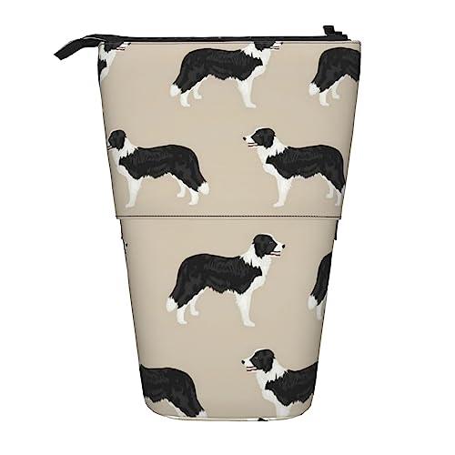 Oudrspo Border Collie Cute Border Collies Designs Estuche para lápices,Estuche...