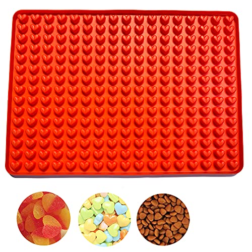 Molde de silicona para hacer 255 premios con forma de corazón
