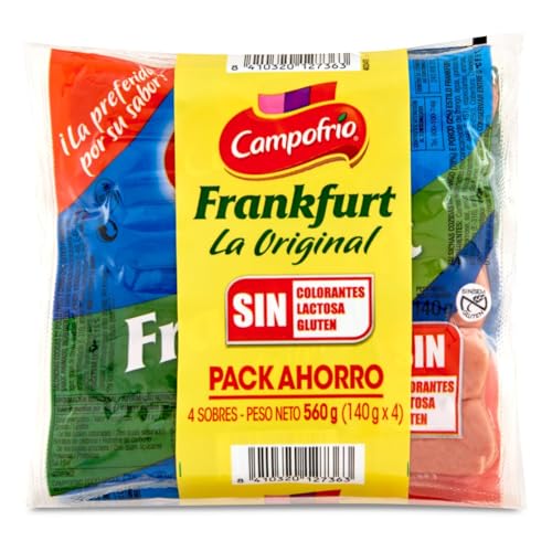 Campofrío - Salchichas Frankfurt, Pack de 4 (4x140g)