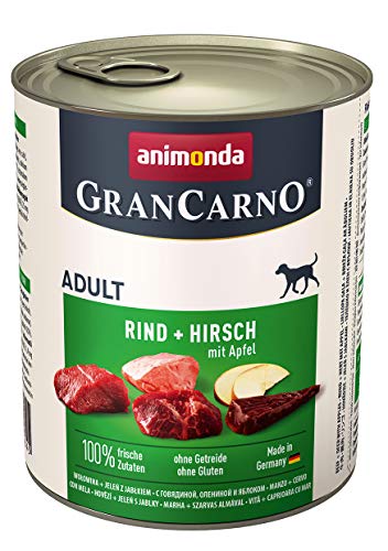 Animonda GranCarno Original - Comida húmeda para perros adultos, ternera +...