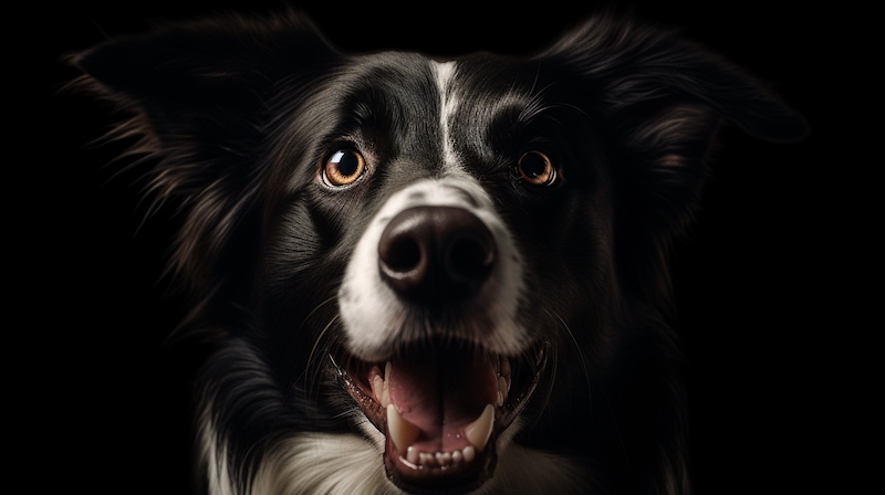 Nariz del border collie